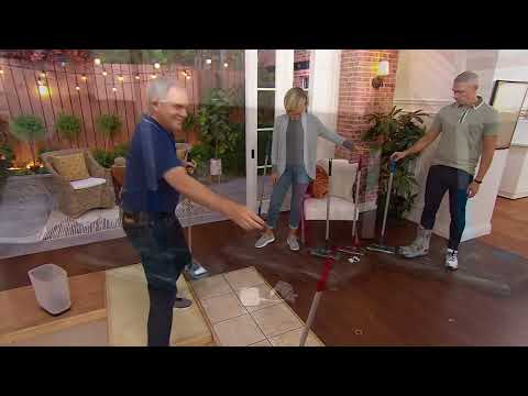 BLACK + DECKER Cordless Rechargeable Multi-Surface Floor Sweeper on QVC