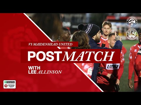 POST MATCH REACTION | Lee Allinson | Hemel Hempstead Town 0 - 0 Maidenhead | National League South