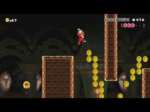 NSMBU Power-Up Trials by NinLL72 - Super Mario Maker - No Commentary 1bl