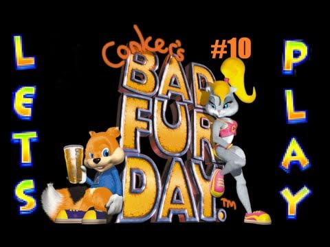 Let's Play: Conker's Bad Fur Day -10- Cavemen Murder