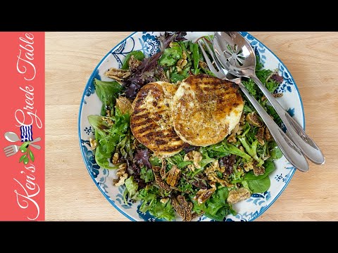 Grilled Halloumi & Fig Salad