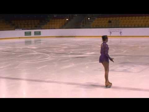 14 Anastasiya BAZHANKOVA BLR   SP NOVICE GIRLS   MNNTC14