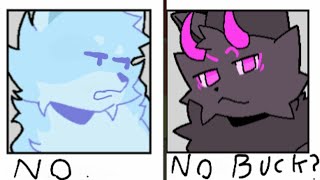 Buck revenge to her brother (Ghostfox)😩💅 || Kaiju paradise (Toiletpost) || My au👹