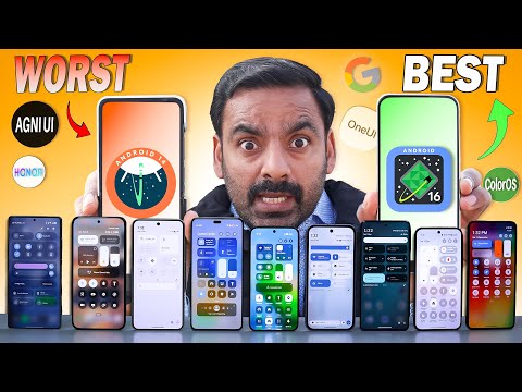 BEST (and WORST) Android UI ... in 2025 - Ranking Every Skins !