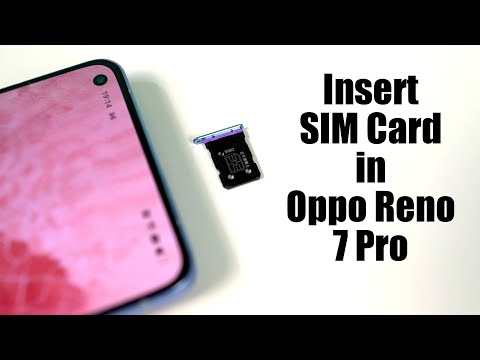 How to Insert SIM Card in Oppo Reno 7 Pro