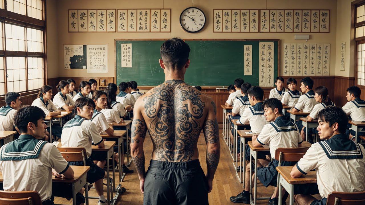 A former gangster becomes a PE teacher, and no student dares to bully him