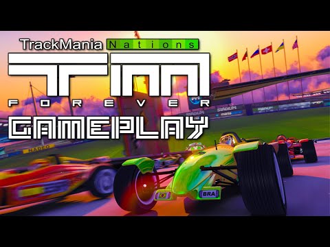 TrackMania Nations Forever (2008) - Gameplay
