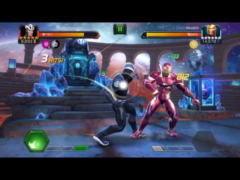 How powerful is Havok vs 6 Star (Rank 2) Iron Man Infinity War IMIW - MCOC Gameplay