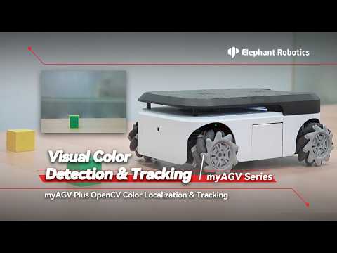 myAGV Plus | Intelligent AGV with Real-Time Color Detection and Tracking Using AI Vision