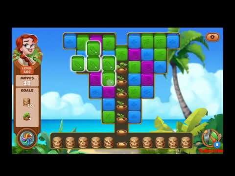 Lost Island Blast Adventure Level 405 NO BOOSTERS - A S GAMING