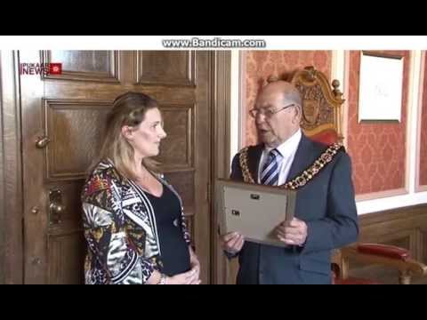 Sam Bailey Awarded at Leicester Town Hall  - 6th of August 2014