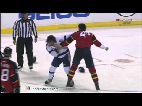 Steve Downie vs Erik Gudbranson Oct 15, 2011