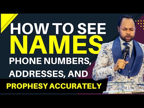 How to see names, phone numbers, addresses, & prophesy accurately by Prophet Isaiah Wealth #visions