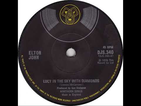 UK New Entry 1974 (260) Elton John - Lucy In Sky With Diamonds
