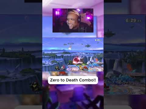 Super Smash Bros Ultimate Zelda Zero to death combo  #shorts