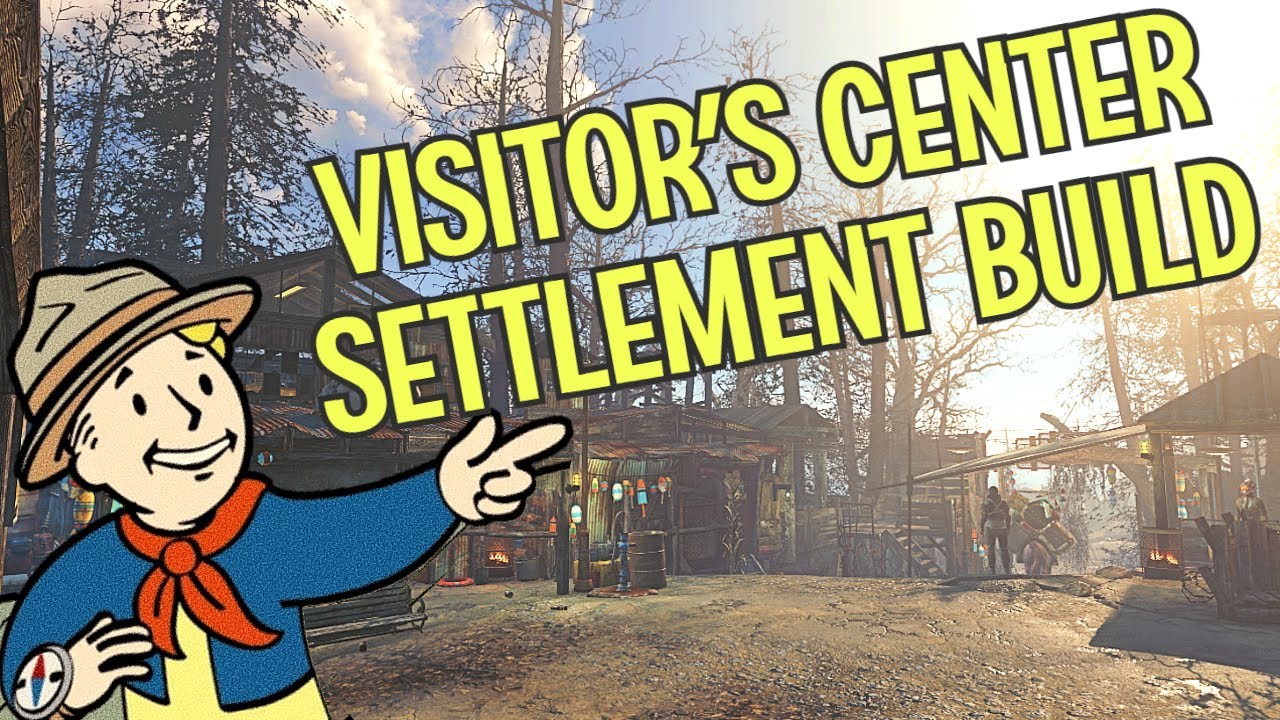 Fallout 4 Visitor's Center Settlement Build (No Mods)