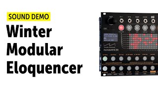 Video thumbnail for Winter Modular Eloquencer Sound Demo (no talking) by Bonedo Synthesizers