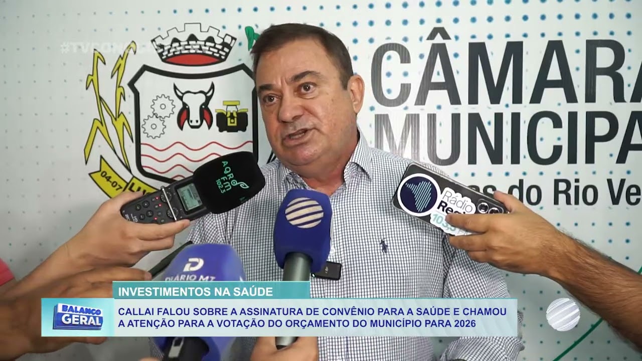 Presidente da Câmara Airton Callai destaca importância de convênio com Consórcio Teles Pires