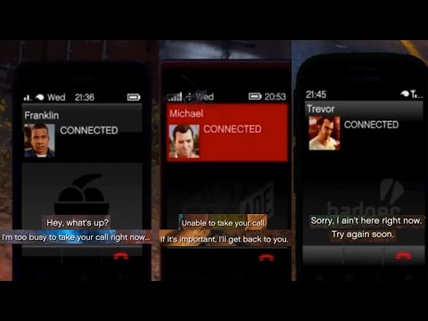 Unused Voicemails for Michael, Franklin, and Trevor [GTA 5]