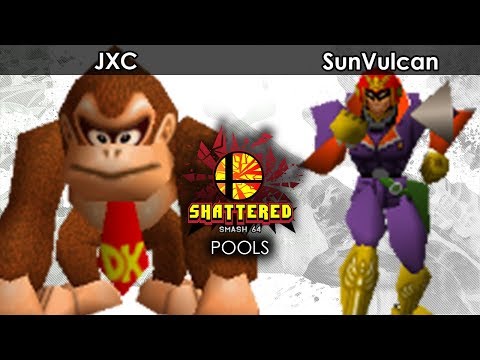 Smash 64: WDR | JXC (Donkey Kong) V FN | SunVulcan (Captain Falcon) - Shattered 71 Tournament SSB64