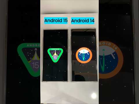 Android 15 Vs Android 14 Easter Egg #android #shorts #youtubeshorts