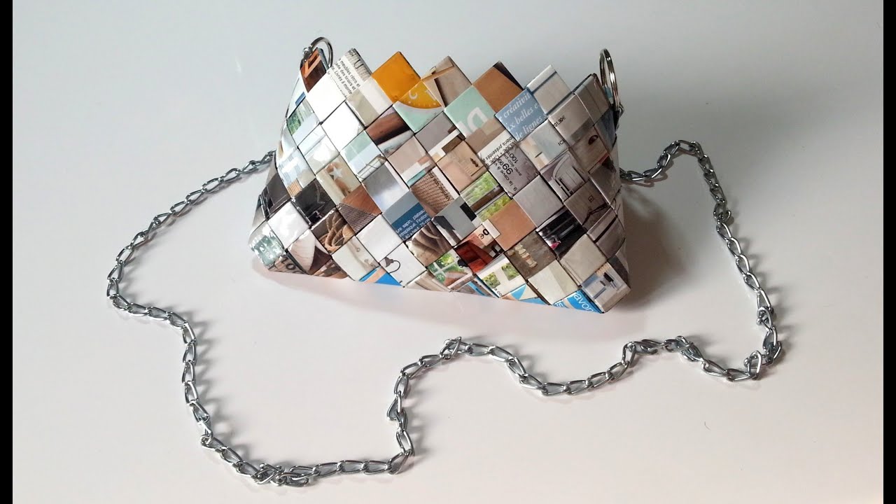 DIY Mode Sac à main en papier magazine catalogue