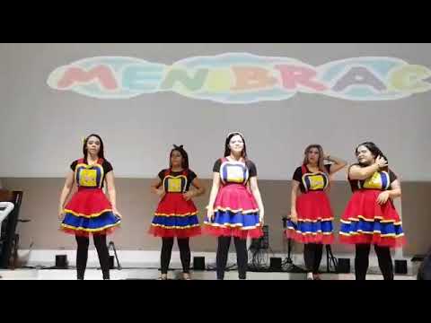 Ministério de louvor e dança Menibrac. Medley A alegria, Celebrai, Solta o cabo da nal.