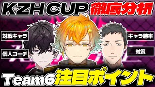 【スト6/KZHCUP】Team6を徹底分析！対戦キャラとの勝率やコーチング、キャラ対策などを紹介！(佐伯イッテツ・社築・宇佐美リト・板橋ザンギエフ)
