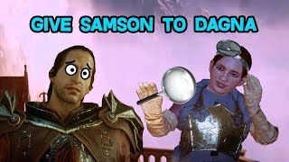 Dragon Age Inquisition Give Samson to Dagna