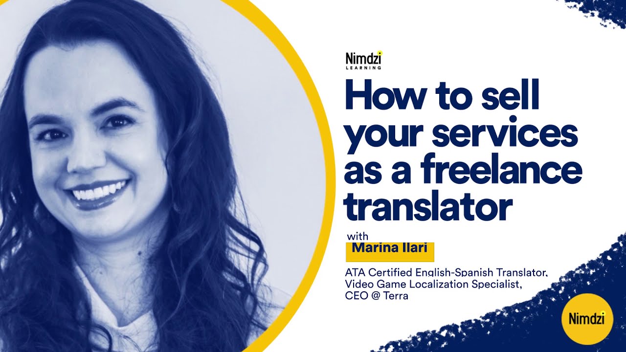 How to sell your services as a freelance translator - Nimdzi Learning course