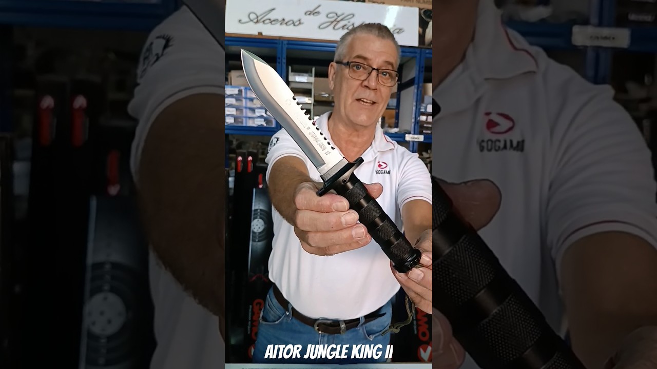 Cuchillo Aitor de supervivencia Jungle King II Blanco