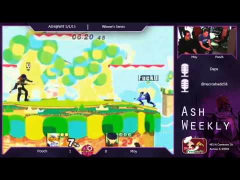 PM Winner's Semis ASH@WIT 5/1/15 - Pooch (Sheik, DK) vs Moy (Ike)