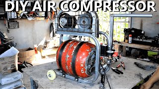 GrassCutter Engine into a Working Air Compressor