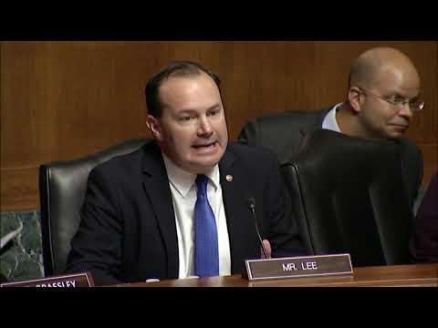 Sen Lee Oversight of the Enforcement of Antitrust Laws Opening Statement