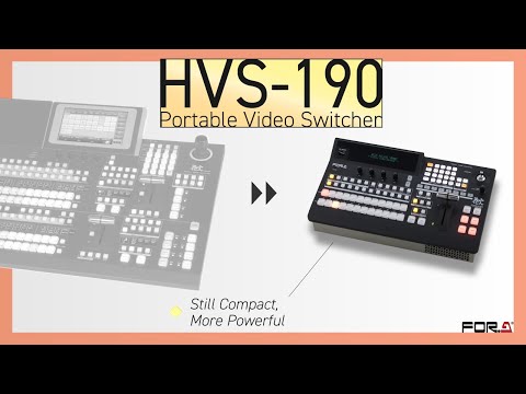 HVS-190 Video Switcher Overview