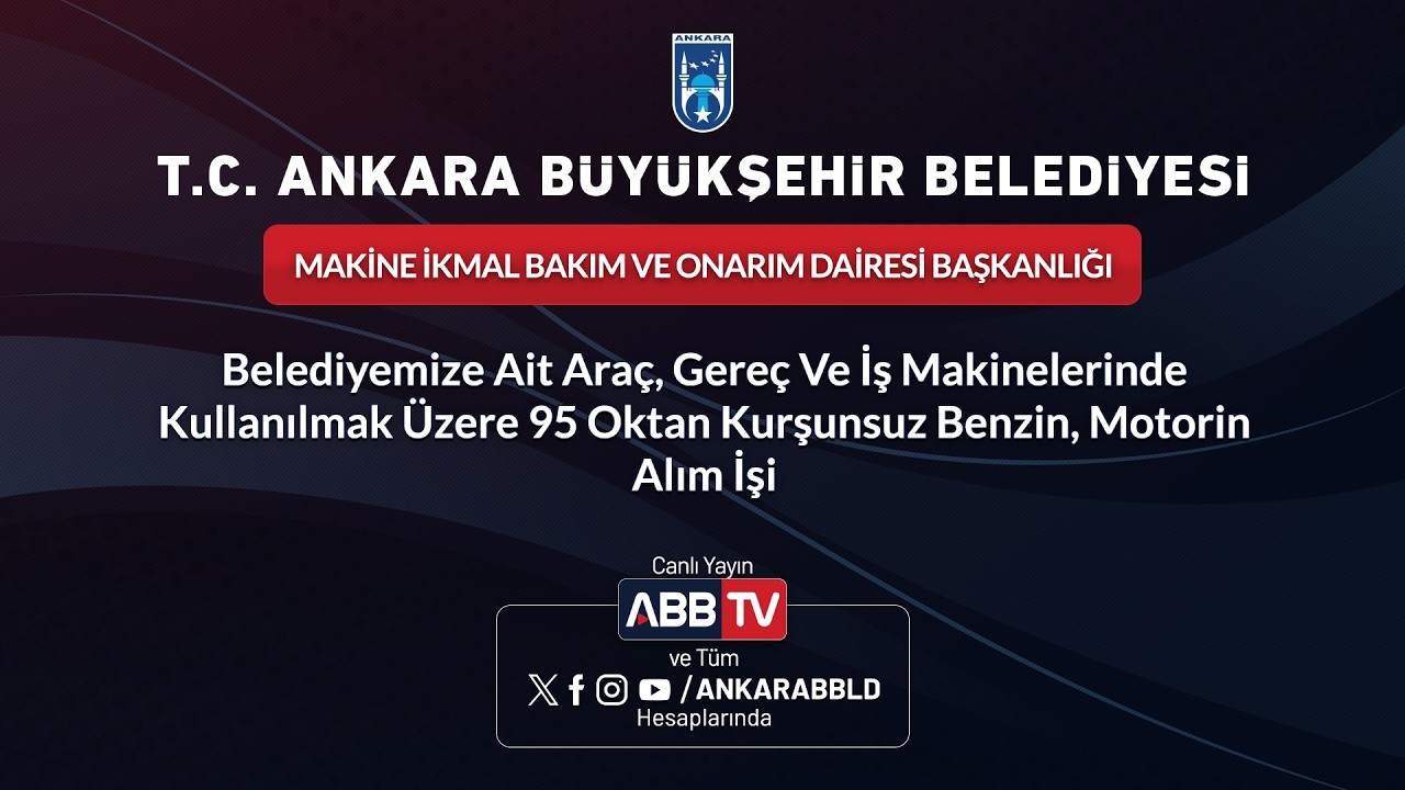 MAKİNE İKMAL BAKIM VE ONARIM DAİ BŞK -  İş Makinelerinde  Benzin, Motorin Alım İşi