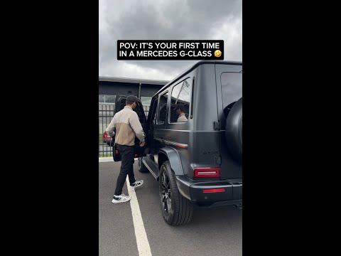POV: It's your first time in a Mercedes G-Class!