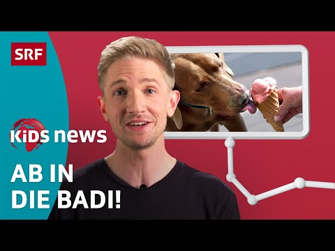 SRF Kids News: TikTok-Challenge, Glace-Herstellung & Chlor im Wasser | Kindervideos