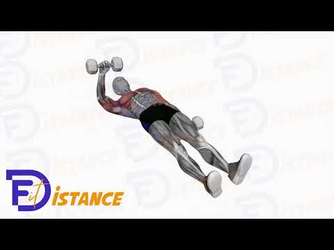 développé couché au sol avec haltère unilatéral - Exercice développé couché au sol avec haltère unilatéral en vidéo