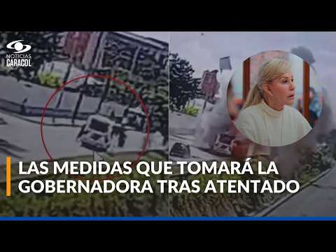 Gobernadora del Valle anunció medidas tras atentado en Cali y pidió apoyo urgente al Gobierno