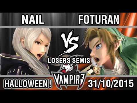 [Vampir3: Halloween Ed.] Nail (Daraen) vs FotuRAN (Link) SSB4 Losers Semis - Top 8