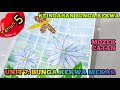 PSV Tahun 5 Unit 7 Bunga Kekwa Mekar - Keindahan Bunga Kekwa (Mozek Catan) Mosaic watercolor Chrysan