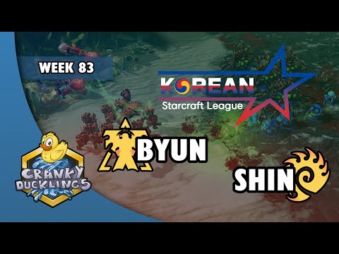 ByuN vs SHIN - TvZ | Korean StarCraft League: Week 83 | Open StarCraft 2 Tournament