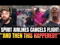 Chaos Erupts After Spirit Airlines Cancels Flight Customer Attacks Police Officer