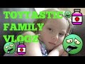 KAIA gets SICK! Chasing SISSY with a SHOPPING CART! Surprise for KAIA! TOYTASTIC FAMILY VLOG