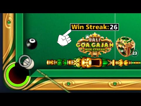 Goa Gajah Back Again 😍 26 Win Streak 23 Ring And Free Cue Pro 8 ball pool