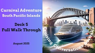 Carnival Adventure Deck 5 Walk Through