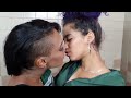 2 Black Girls Passionate Long Kissing 000