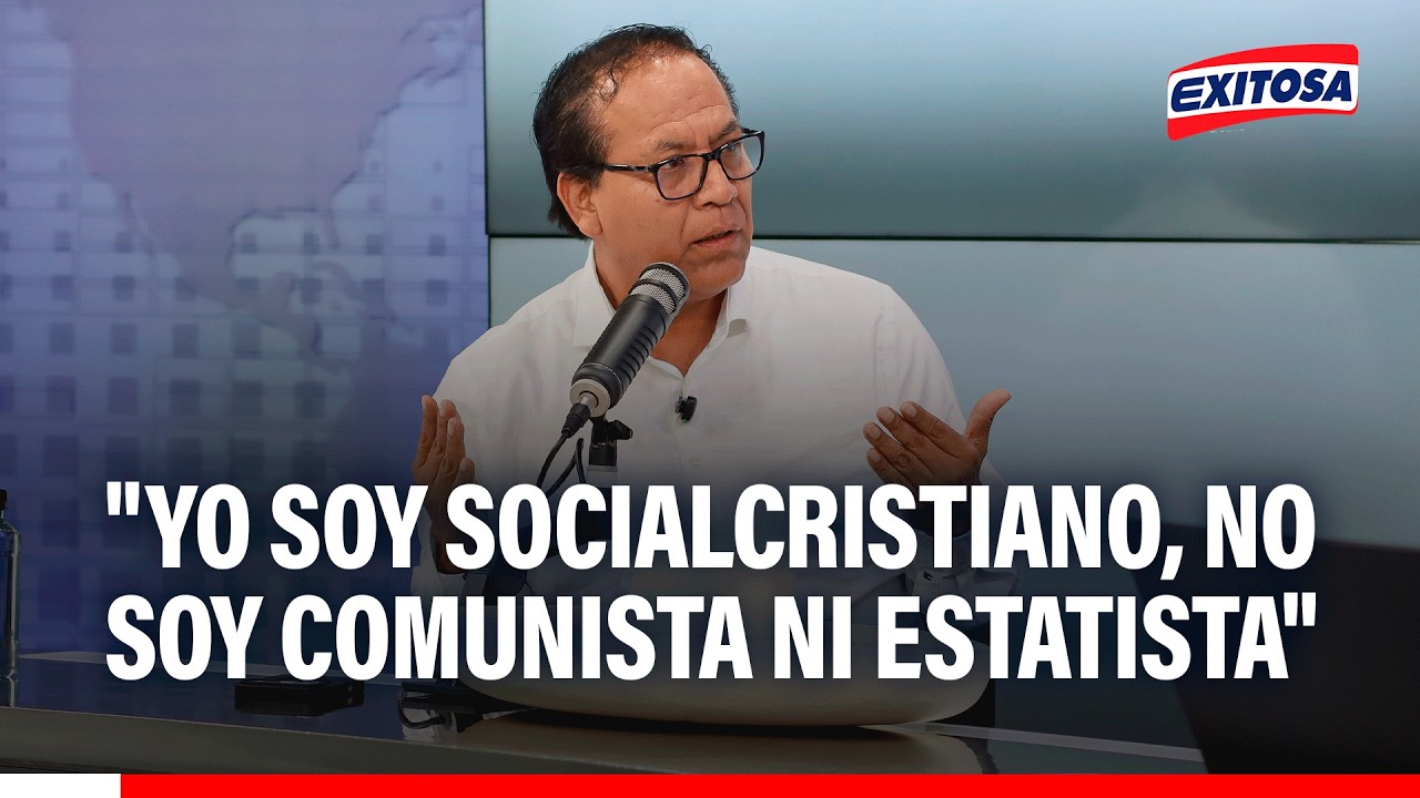 🔴🔵 Roberto Sánchez: "Yo soy socialcristiano, no soy comunista ni estatista"