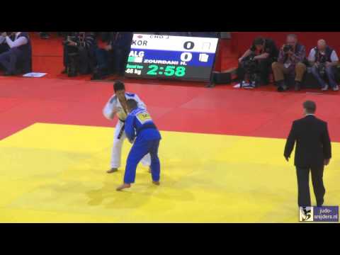 Judo 2014 Grand Slam Paris: Cho (KOR) - Zourdani (ALG) [-66kg]